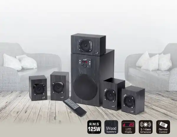 GENIUS zvučnici SW-HF5.1 4500 v2