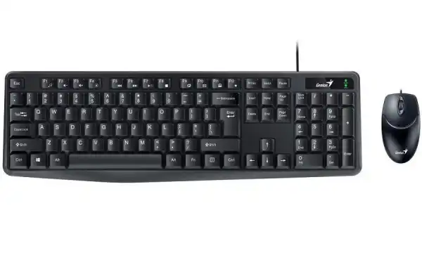 GENIUS Žična tastatura i miš KM-170 YU-SRB (Crna)