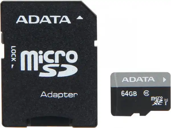 ADATA AUSDX64GUICL10-RA1 64GB microSD Memorijska kartica