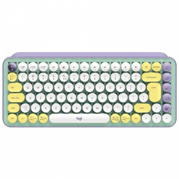 LOGITECH Bežična tastatura Pop Keys Daydream (Bela/Ljubičasta)