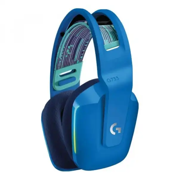LOGITECH Bežične gejmerske slušalice G733 LIGHTSPEED WIRELESS RGB (Plave)
