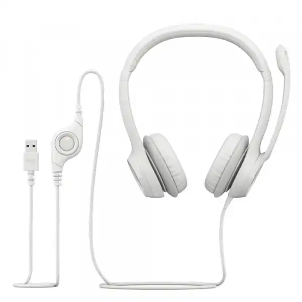 LOGITECH H390 White USB Slušalice