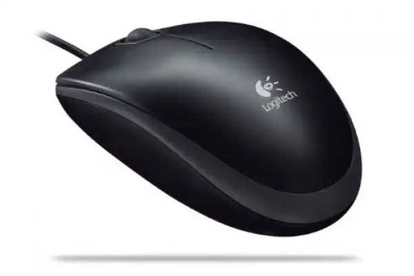 Logitech B110, Silent Optical USB Mouse, Black OEM, New