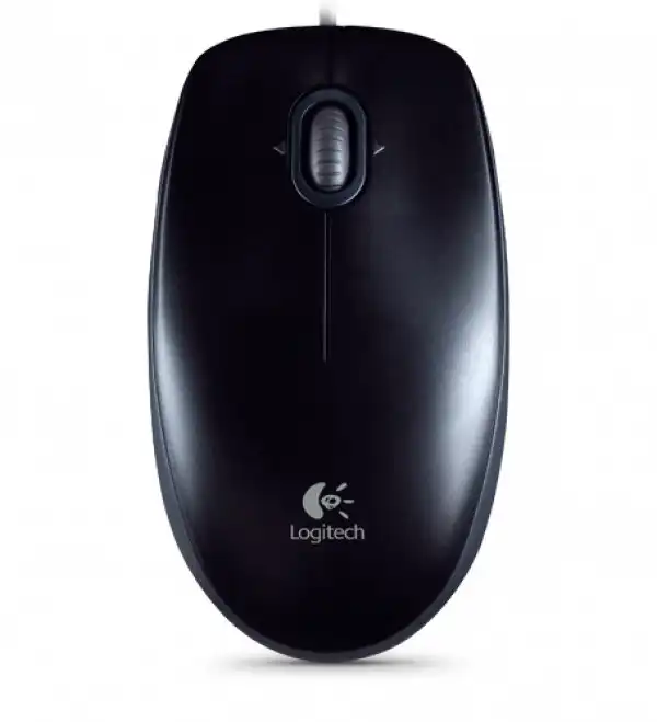 Logitech B110, Silent Optical USB Mouse, Black OEM, New