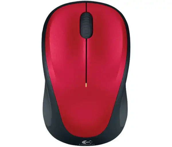 Logitech M235 Wireless Mouse Nano Receiver, Red