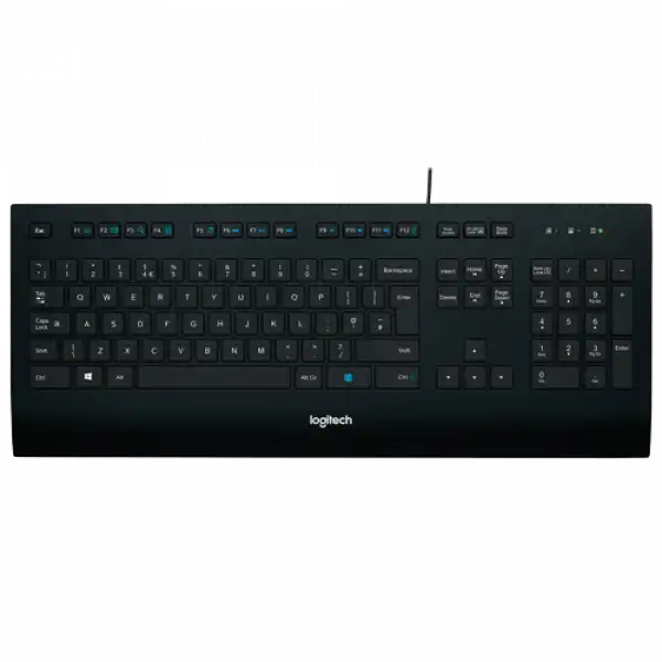 LOGITECH Žična tastatura CORDED K280e US (Crna) 920-005217