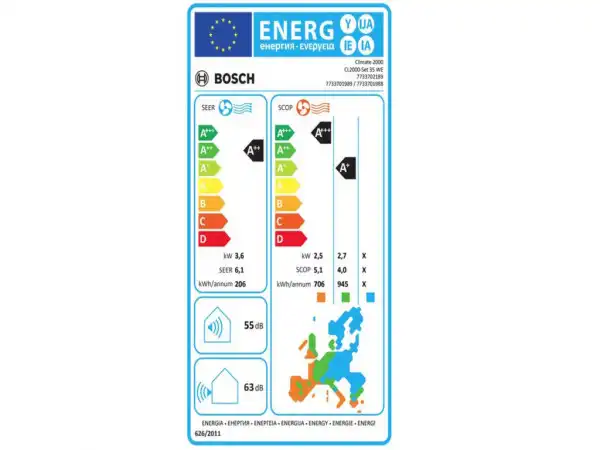 BOSCH CL2000U W 35 E Inverter klima uređaj