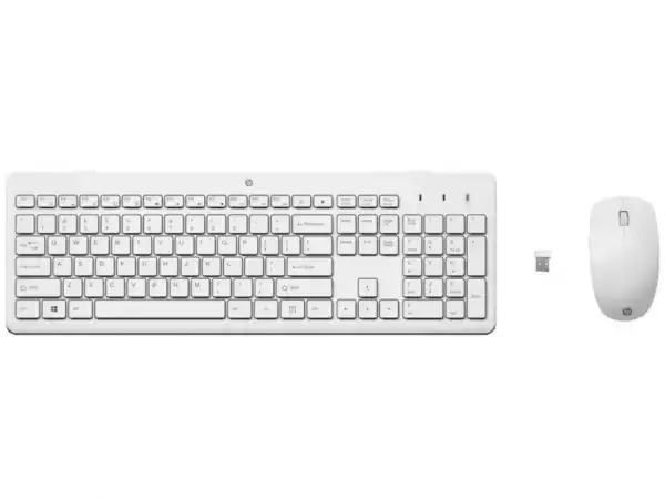 HP Tastatura + miš 230 bežični set/US/3L1F0AA/bela