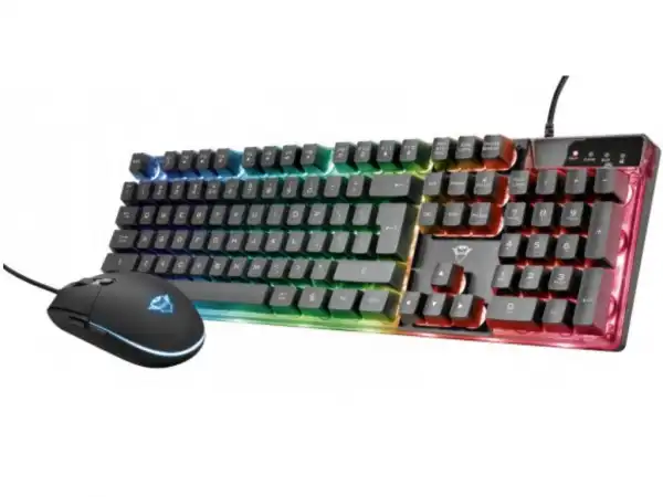 Tastatura+miš TRUST GXT 838 AZOR žični set/gaming/crna