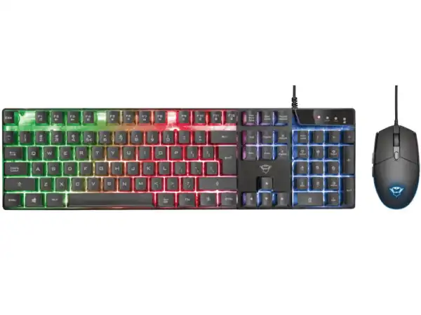 Tastatura+miš TRUST GXT 838 AZOR žični set/gaming/crna