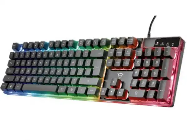 Tastatura TRUST GXT 835 AZOR žična/RGB/gaming/crna
