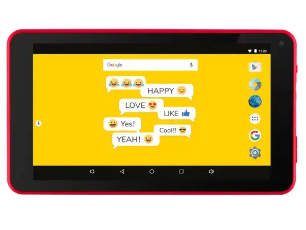 Tablet ESTAR Themed Emoji 7399 HD 7''/QC 1.3GHz/2GB/16GB/WiF/0.3MP/Android 9/žuta