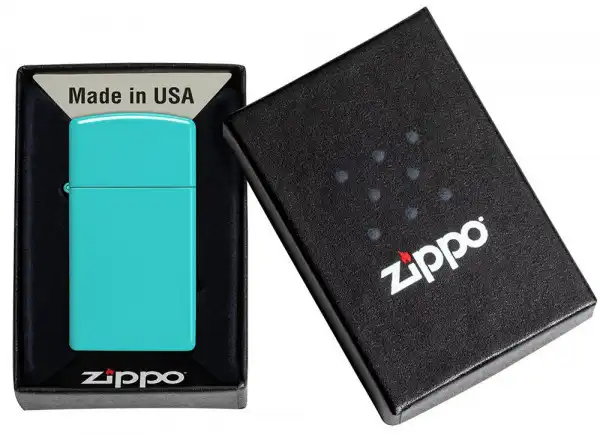 ZIPPO Upaljač-Slim Flat Turquoise