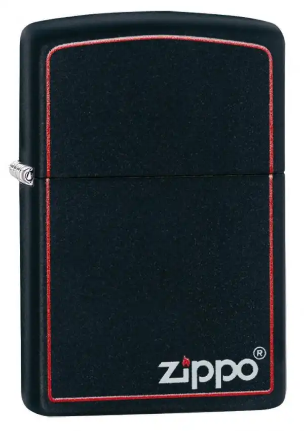 ZIPPO Upaljač -Matte Black/Red Bor