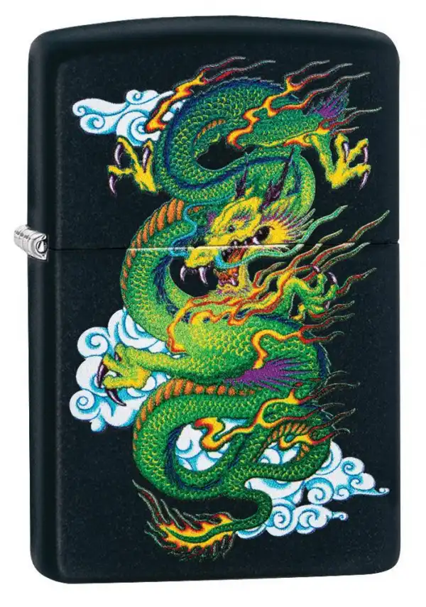 ZIPPO Upaljač - Black Matte Dragon