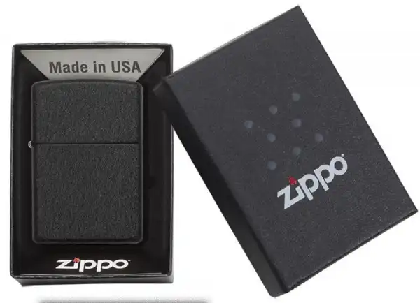 ZIPPO Upaljač-Black Crackle