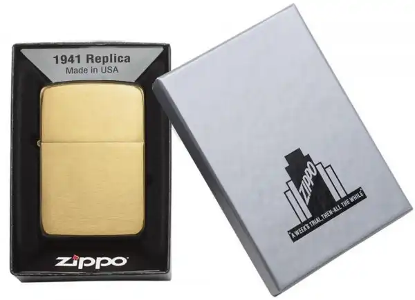 ZIPPO Upaljač -Rep.Brush Brass