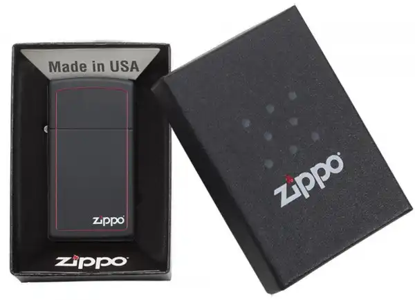 ZIPPO Upaljač Slim Black Zippo Bor