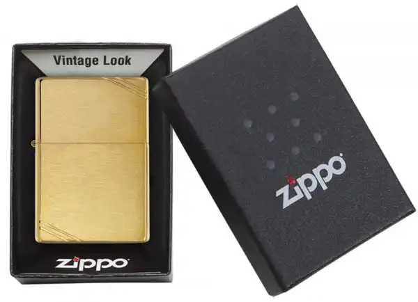 ZIPPO Upaljač-Vintage Brush Brass