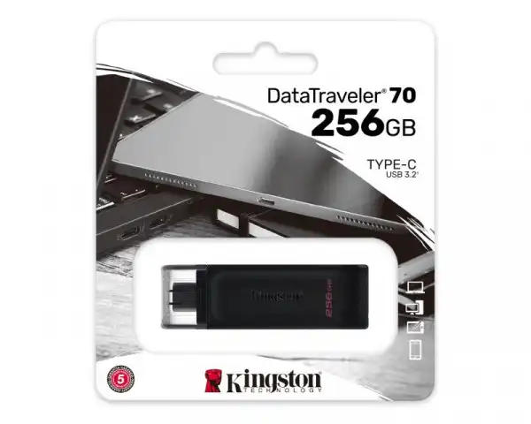 KINGSTON 256GB DataTraveler USB-C flash DT70256GB