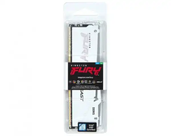 KINGSTON DIMM DDR5 32GB 5600MTs KF556C36BWEA-32 Fury Beast RGB White Expo