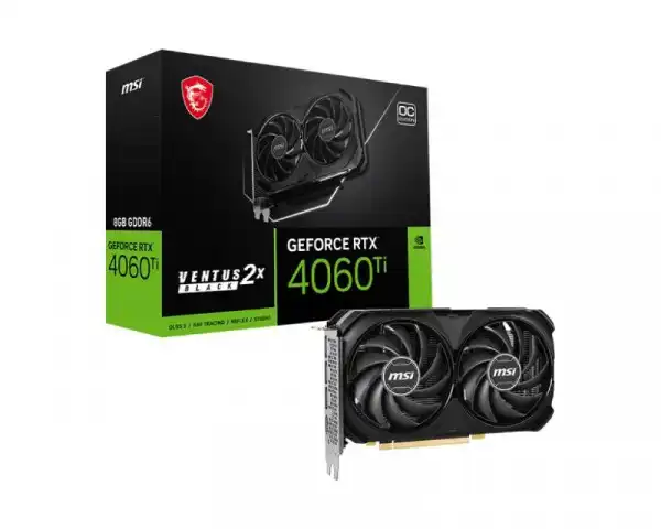 MSI nVidia GeForce RTX 4060 Ti 8GB RTX 4060 Ti VENTUS 2X BLACK 8G OC