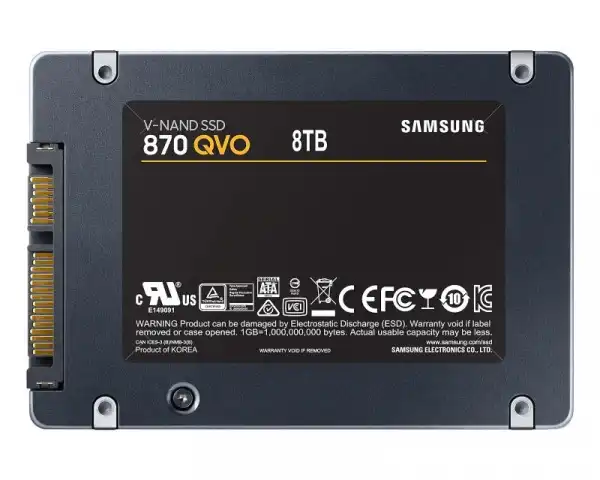 SAMSUNG 8TB 2.5'' SATA III MZ-77Q8T0BW 870 QVO Series SSD