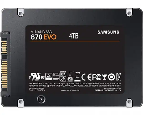 SAMSUNG 4TB 2.5'' SATA III MZ-77E4T0B 870 EVO Series SSD
