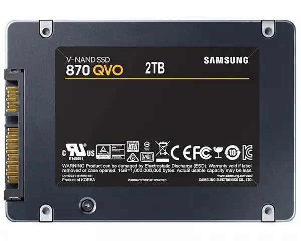 SAMSUNG 2TB 2.5'' SATA III MZ-77Q2T0BW 870 QVO Series SSD