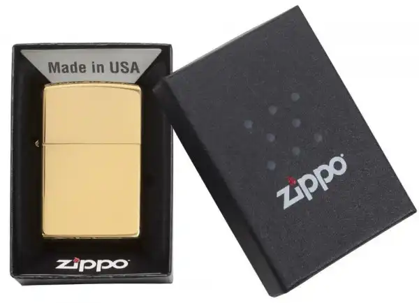 ZIPPO Upaljač -Hi Polish Brass Wo/s