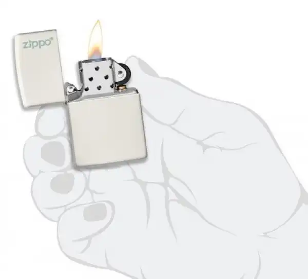 ZIPPO Upaljač - Beli svetli u mraku