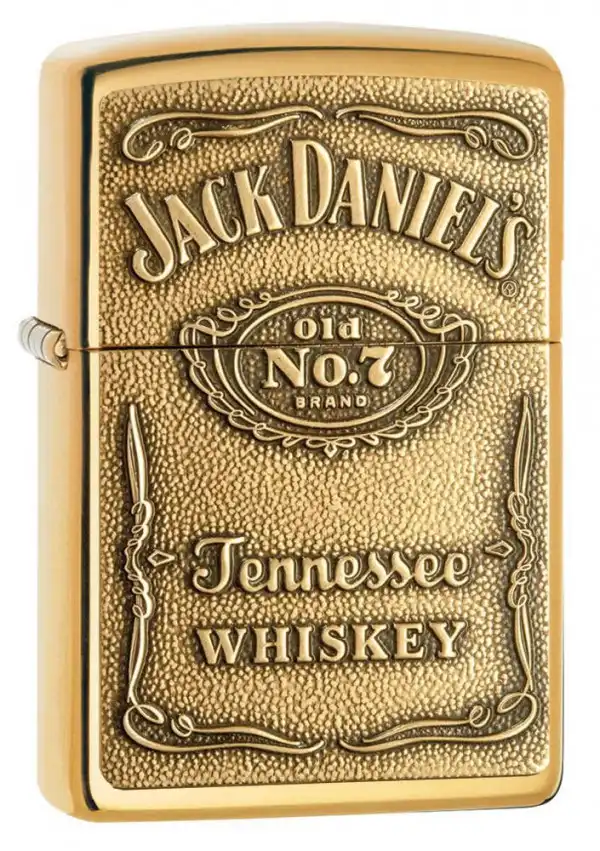 ZIPPO Upaljač -Jack Daniels Brass Label