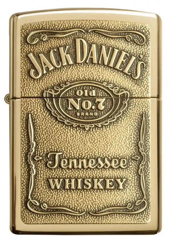 ZIPPO Upaljač -Jack Daniels Brass Label