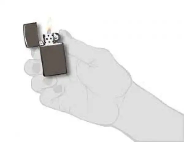 ZIPPO Upaljač -Black Ice Slim