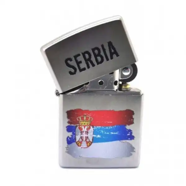 ZIPPO Upaljač Zastava Srbije
