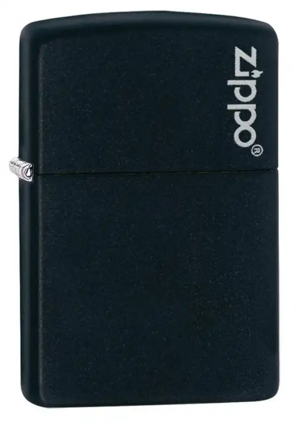 ZIPPO Upaljač -Black Matt Logo (218ZL)