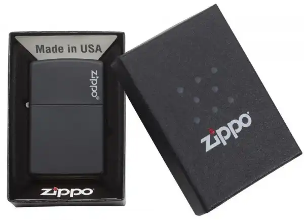 ZIPPO Upaljač -Black Matt Logo (218ZL)