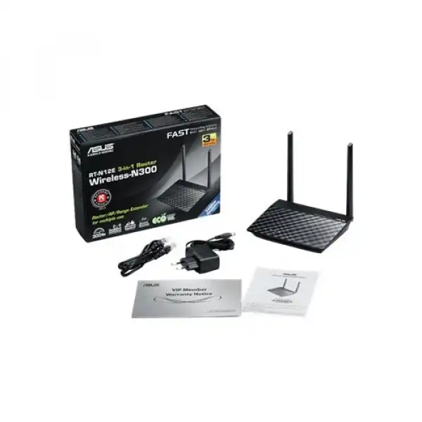 Bežični ruter ASUS RT-N12E Wi-Fi/ N300/ 300Mbps/2 antene