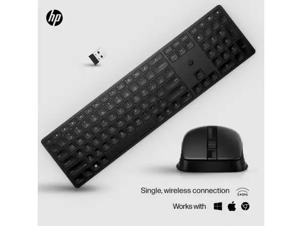 Tastatura+miš HP 650 bežični set/4R013AA/US/crna