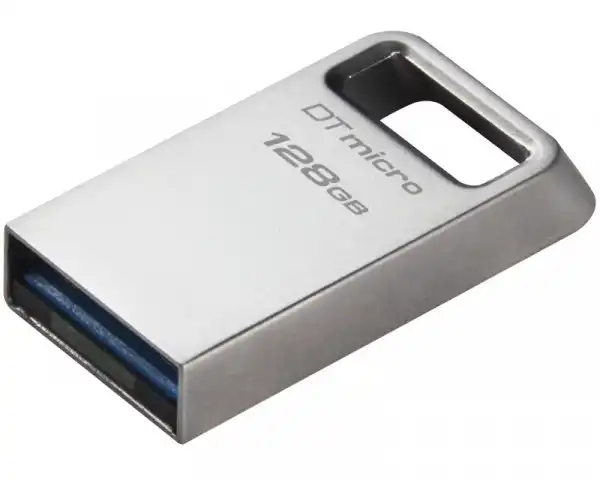 KINGSTON 128GB DataTraveler Micro USB 3.2 flash DTMC3G2128GB srebrni