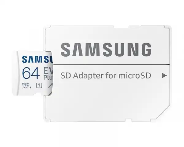 SAMSUNG EVO PLUS MicroSD Card 64GB class 10 + Adapter MB-MC64KA
