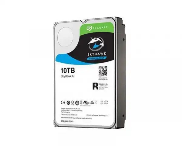 SEAGATE 10TB 3.5'' SATA III 256MB ST10000VE001 SkyHawk Surveillance HDD