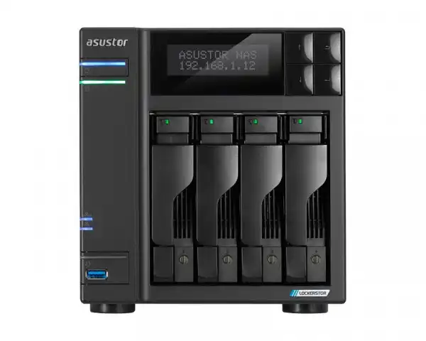 ASUSTOR NAS Storage Server LOCKERSTOR 4 (AS6704T)