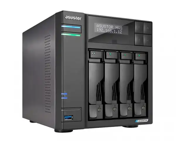 ASUSTOR NAS Storage Server LOCKERSTOR 4 (AS6704T)