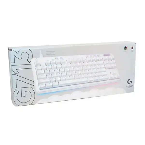 Logitech G713 Gaming Keyboard - US, Off White