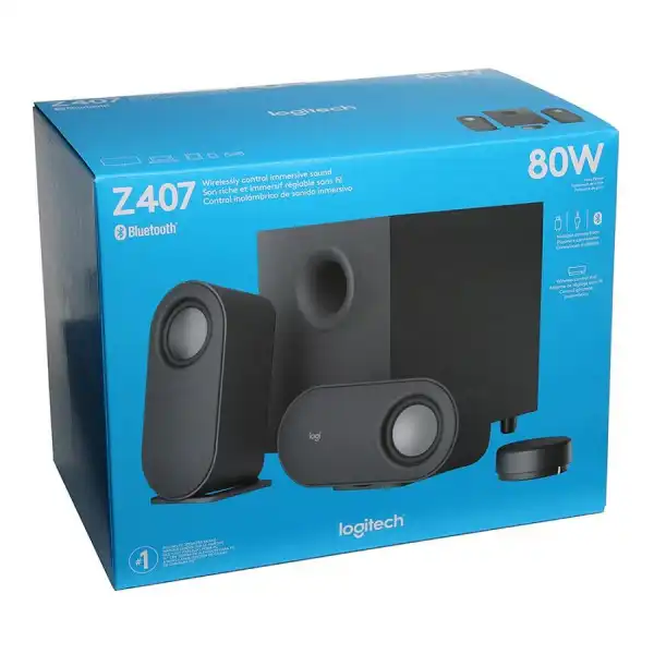 Logitech Z407 2.1 Surround Sound Speakers with Bluetooth