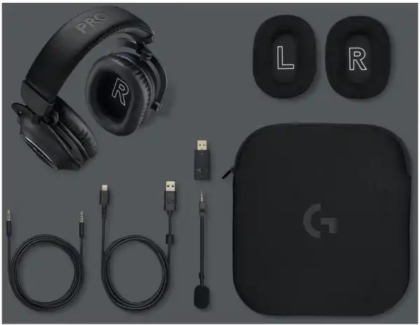 Logitech G PRO X 2 Wireless Lightspeed Gaming Headset Black