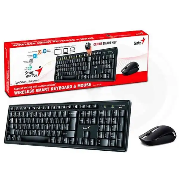 Genius Smart KM-8200, Dual Color,USB,US, 2.4GHz