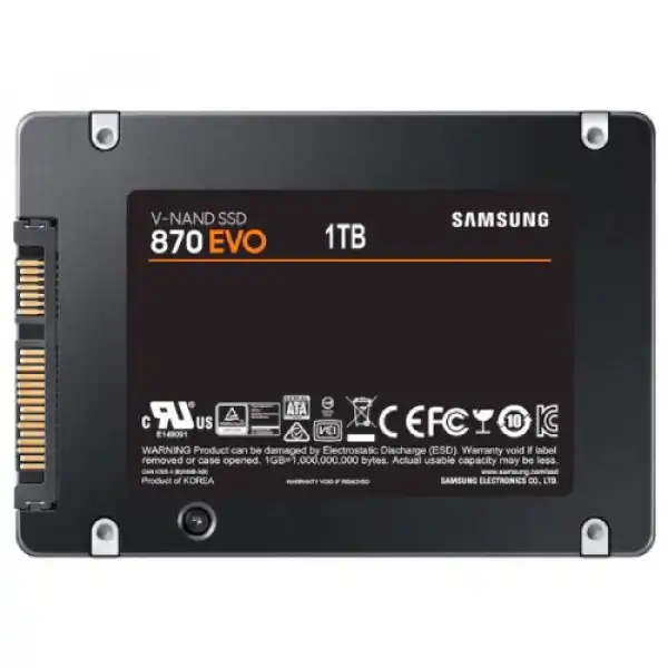SAMSUNG SSD 1TB 870 EVO 2.5 SATA III MZ-77E1T0B