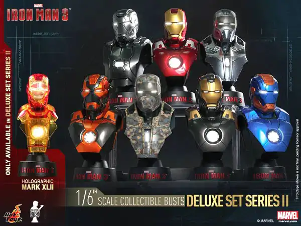 Iron Man 3 Busts 1/6 11 cm Deluxe Set Series 2 (8)